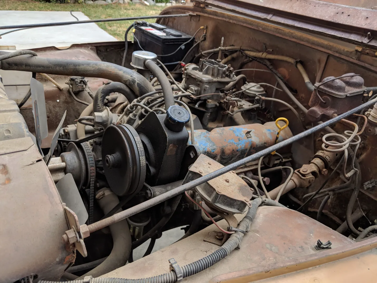 '76 mechanical clutch/brake pedal assembly