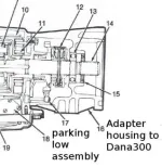 TF999 adapter housing to Dana300.webp