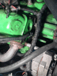 freeze plug leaking in front of motor.GIF