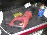 cutting hole for fuel pump access.webp