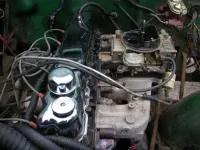 258 AMC Holley 390cfm Offy intake,Header, GM HEI.webp