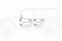 Jeep Wrangler donut door patent image