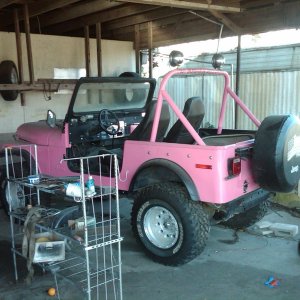 Pink Jeep