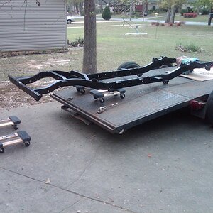 Frame Coming Off Of The Trailer