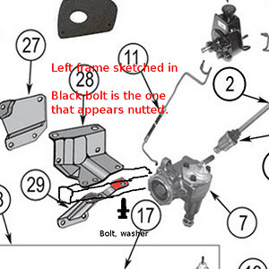 Steering Box Brace Diagram