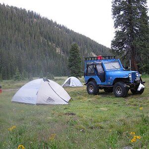 Campsite Near Lake City, Co