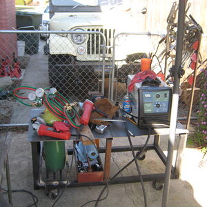 Portable Welding Setup