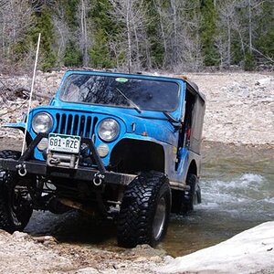 Water Crossing In The Laplata Mts