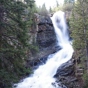 Waterfall In The La Plata Mts