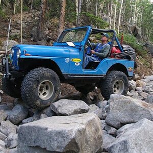 Iron Chest Trail Near St Elmo Colorado