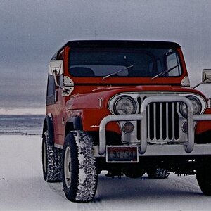 1984 Cj 7 Snowy Morning