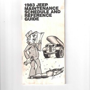 1983 Maintenance Guide