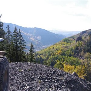 Imogene Pass Road And Telluride Colorado