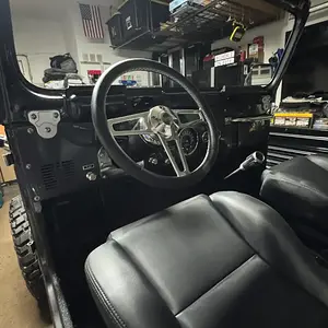 Interior, early in the build