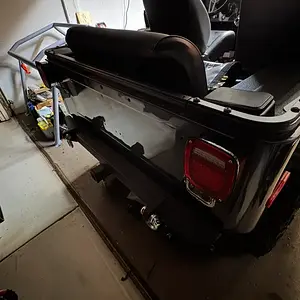 Rear of jeep