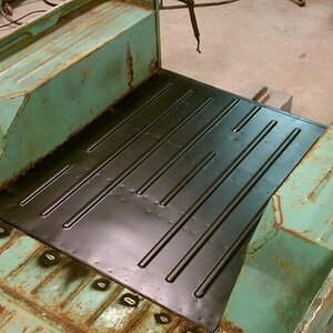 Rear Floor Welded In