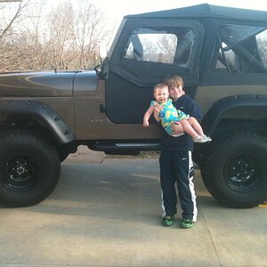 Kids And Jeep