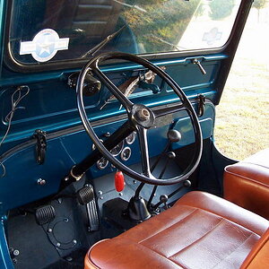 1948 Cj3a Interior