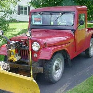 C J 6 Halfcab And Plow