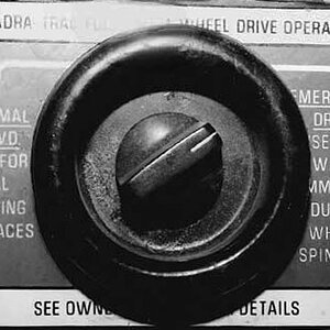 Quadratrac Selector Knob