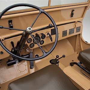 1945 Willys Cj2a Interior