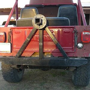 New Hand Made Tire Carrier And Bumper