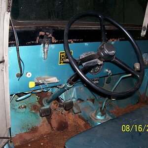 67 Cj5 Inside Drivers Side Dash/floor