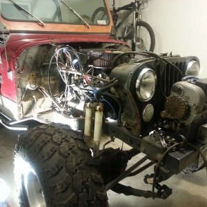 85 Jeep Cj Fenders Off