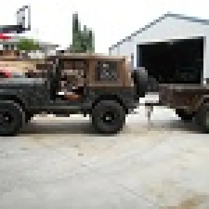 1978 Cj7 And Trailer