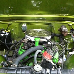 V8 308 Engine Shot