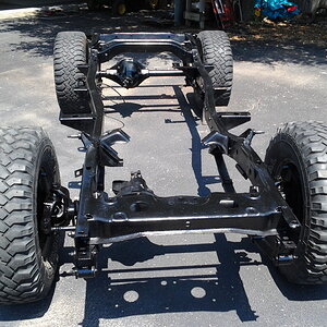 Cj7 Frame Completed With Painting