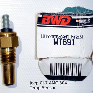 Wt691 Jeep Cj-7 Amc 304 Heat Sensor