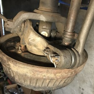 Passenger Steering Knuckle Crack