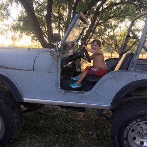 Bryce Driving The Cj