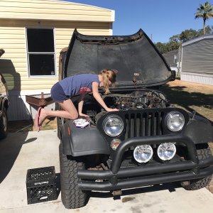 Mia Wrenching On The Cj