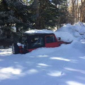 Snowy Jeep