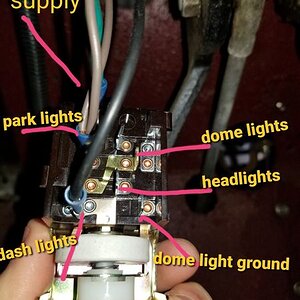 Headlight Switch  Wired