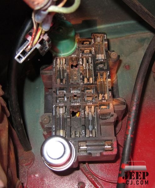 1975 Cj Fuse Block