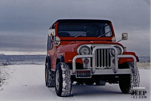 1984 Cj 7 Snowy Morning