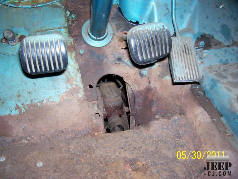 67 Cj5 Inside Drivers Side Floor