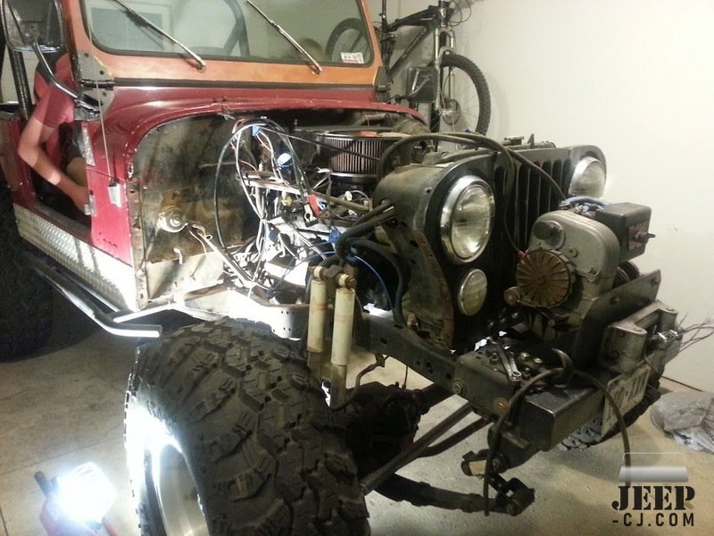 85 Jeep Cj Fenders Off