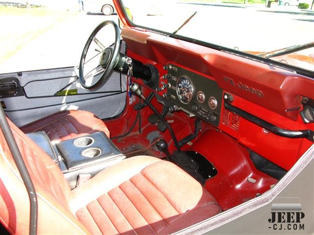 86 CJ7 Interior