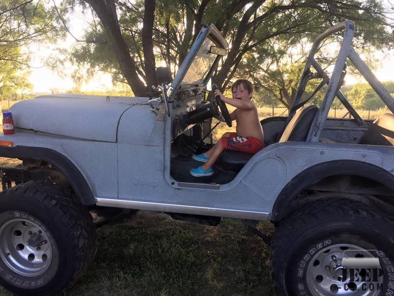 Bryce Driving The Cj