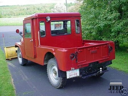 C J 6 Halfcab And Plow 2