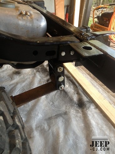 Cj5 Rear Bumper Crossmember 2