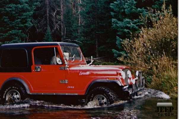 Crossing Teton Creek, Wyoming