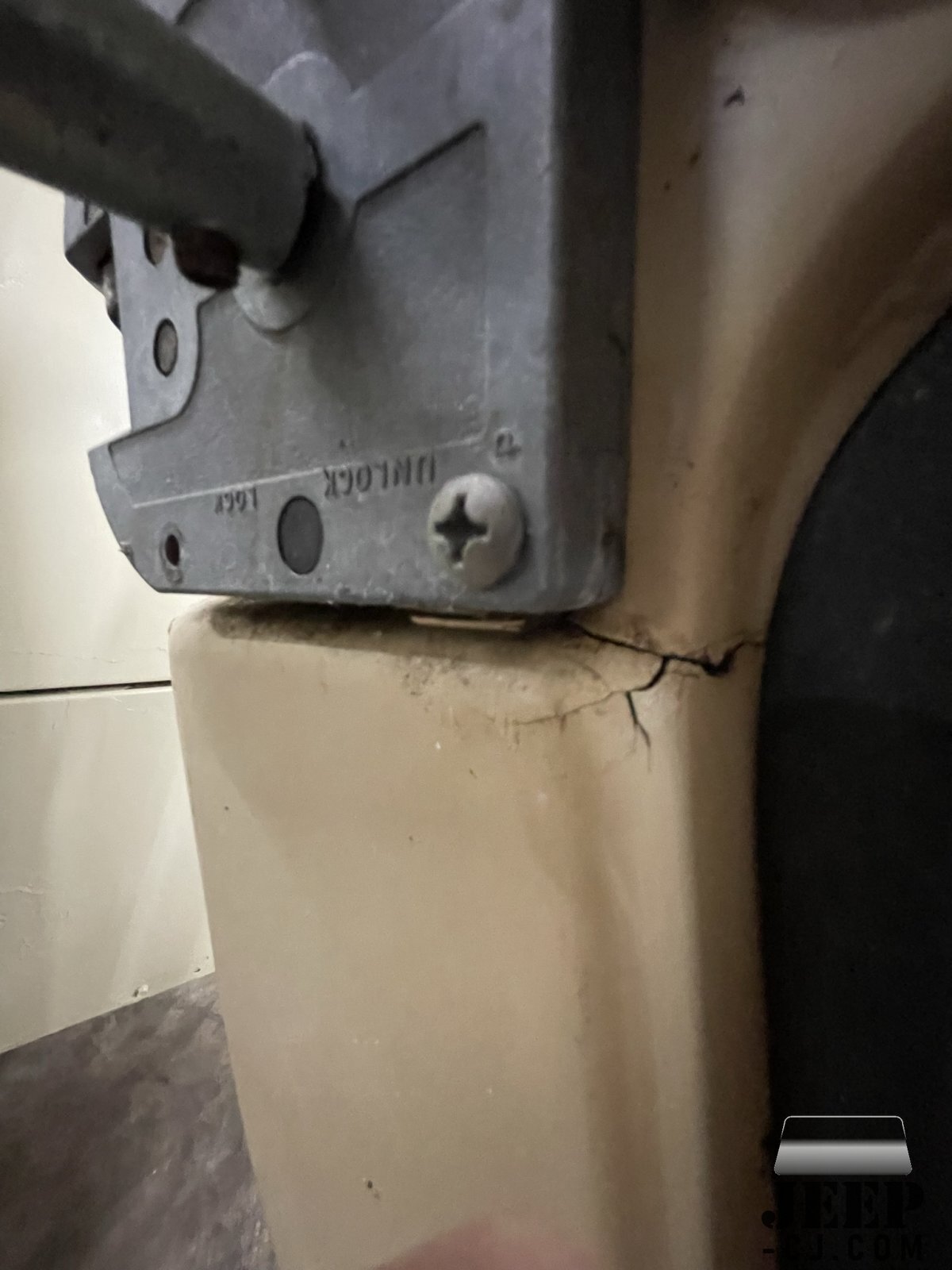 Driver Door Crack