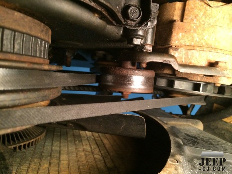 Idler Pulley From Bottom