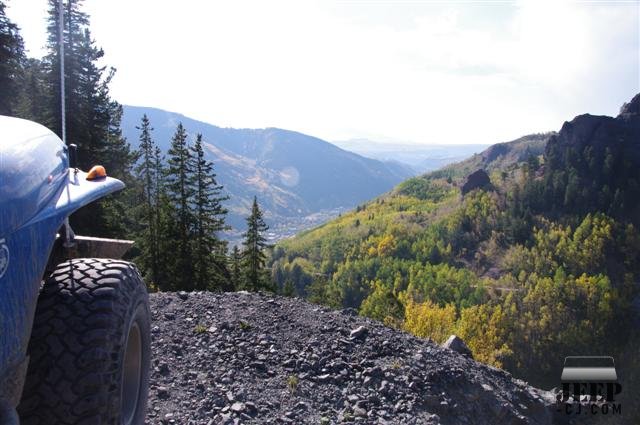 Imogene Pass Road And Telluride Colorado