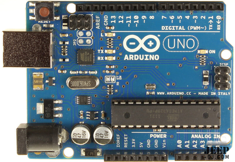 Jeep Gauges With Arduino Microcomputer